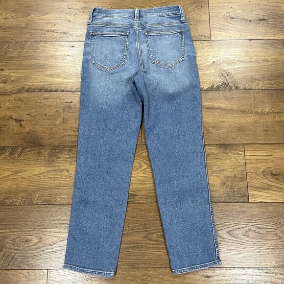 Madewell Jeans Womens 26 Stovepipe Euclid Wash Stretch Crop Medium Wash Straight - Picture 8 of 15